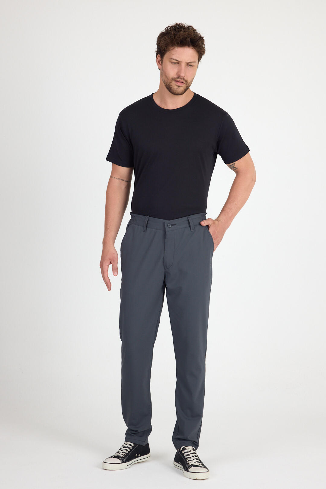 Spodnie Chino Męskie Merino - Smart & Flex 2/7