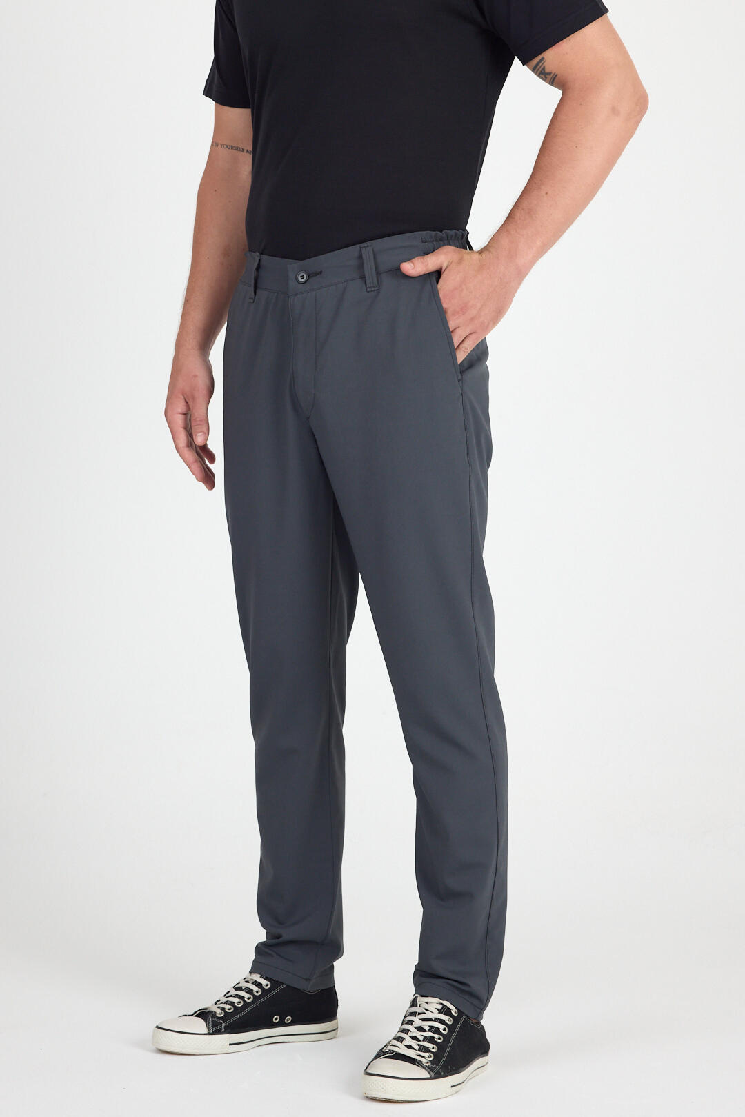 Spodnie Chino Męskie Merino - Smart & Flex 5/7