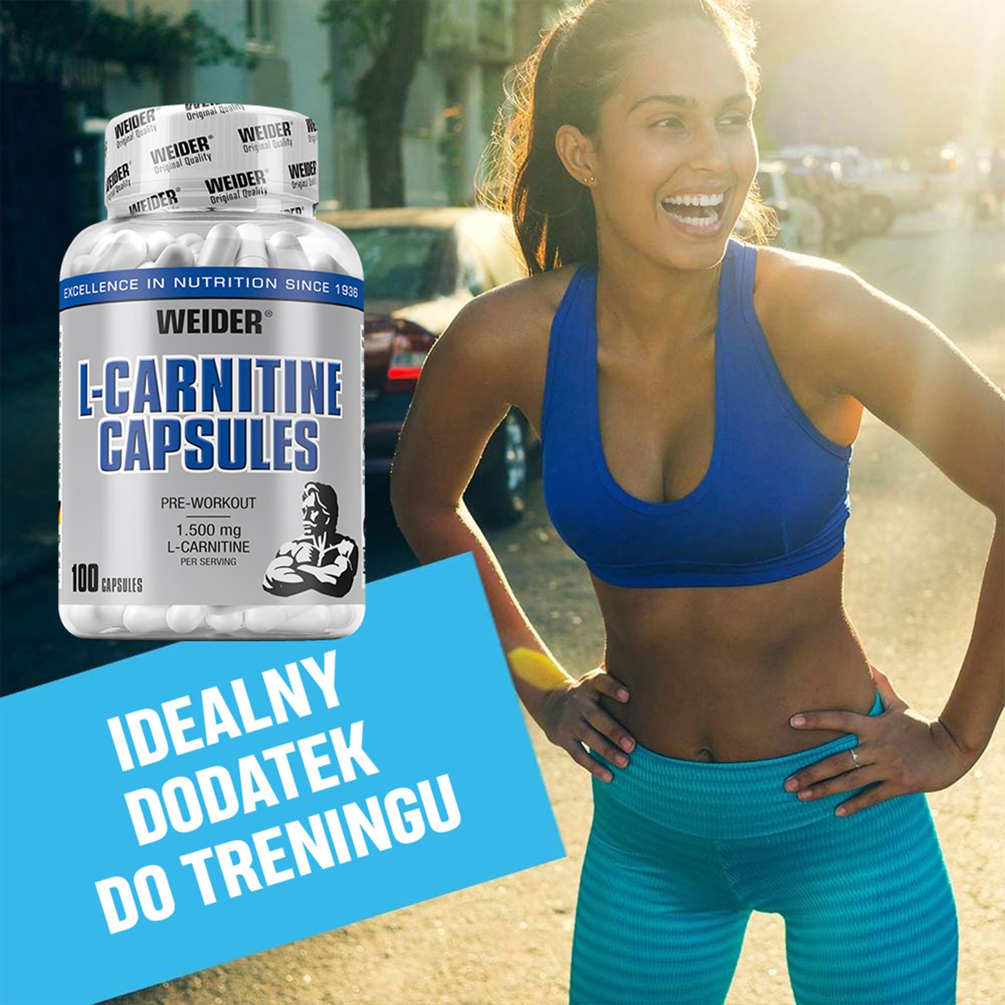 L-Karnityna Weider L-Carnitine Caps 100 kapsułek 3/5
