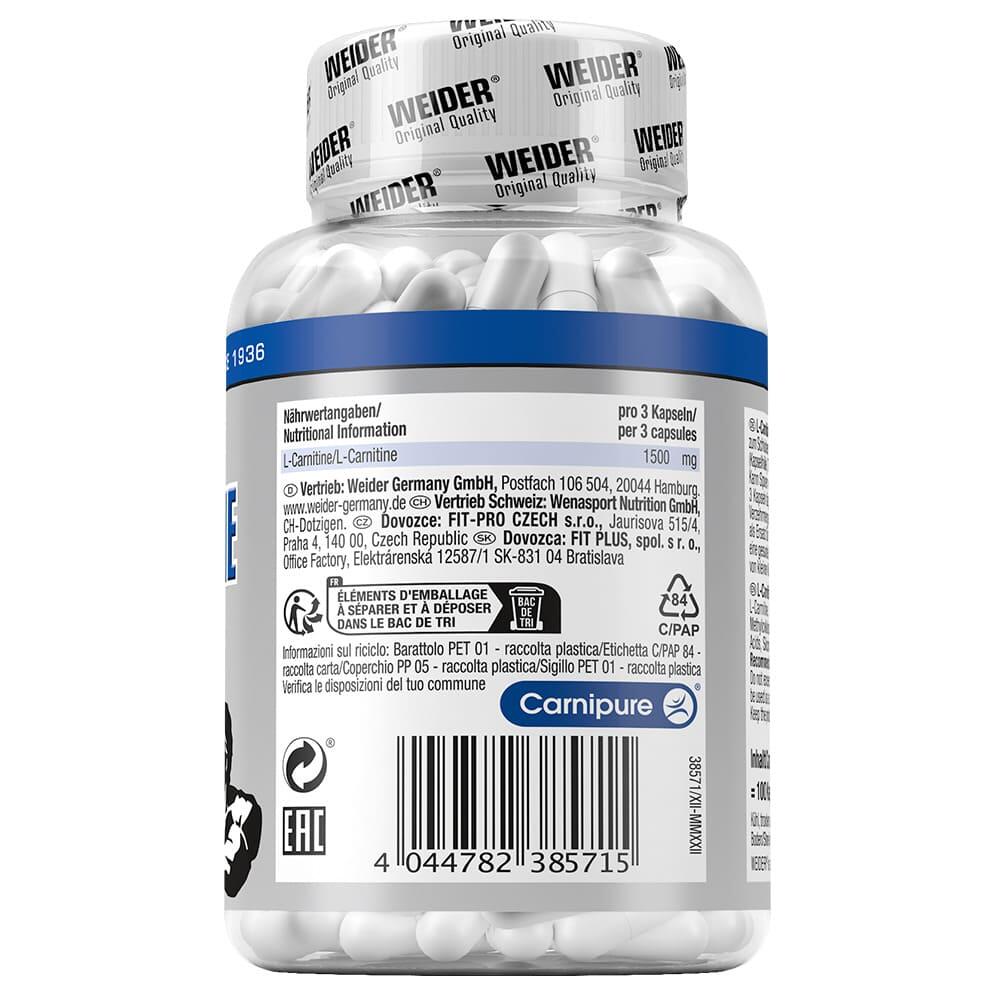 L-Karnityna Weider L-Carnitine Caps 100 kapsułek 4/5