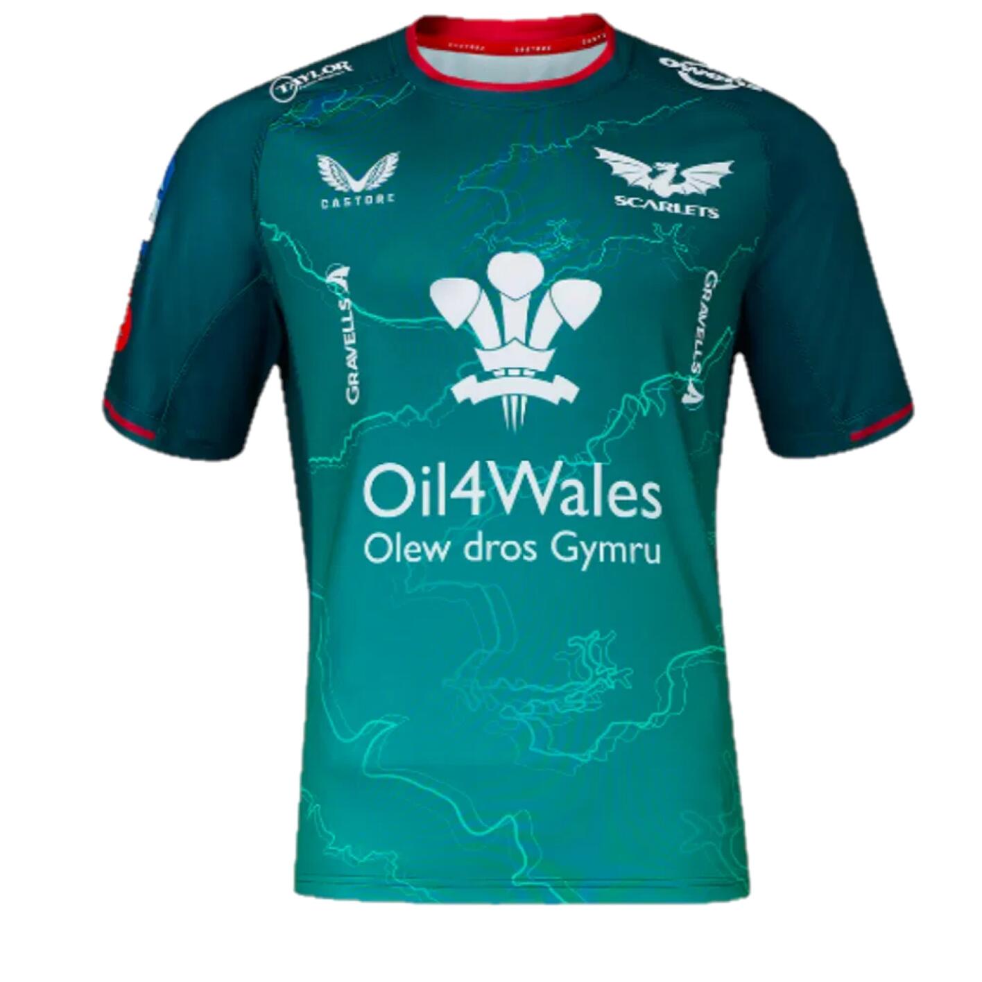 Maillot De Rugby Harlequins Castore Extérieur 23/24 - Blanc - Neuf Avec étiquettes