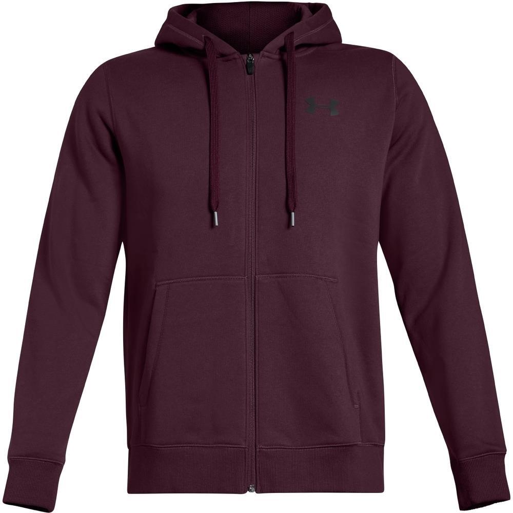 NO BRAND Under Armour Men's Hoodie Plumb Purple Rival Fleece Full Zip Top