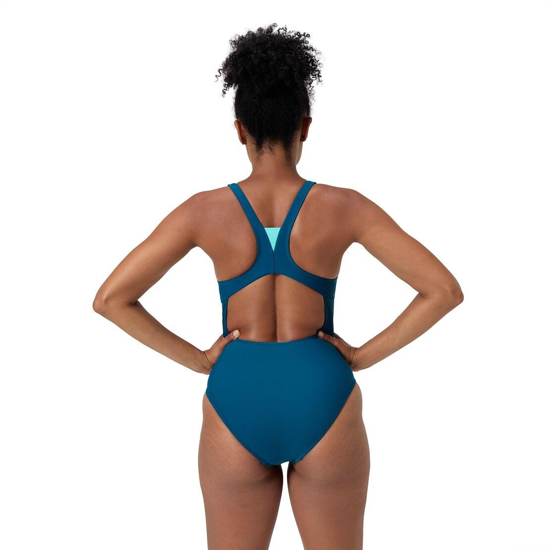 Strój kąpielowy jednoczęściowy damski na basen Speedo Solid High Neck 6/7