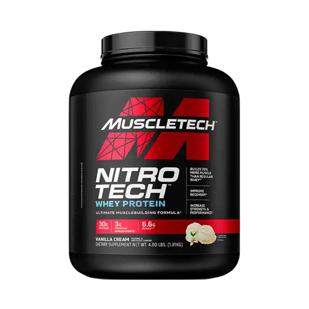 MUSCLETECH Wei-eiwit - Nitro-tech (1,8kg) - Vanille