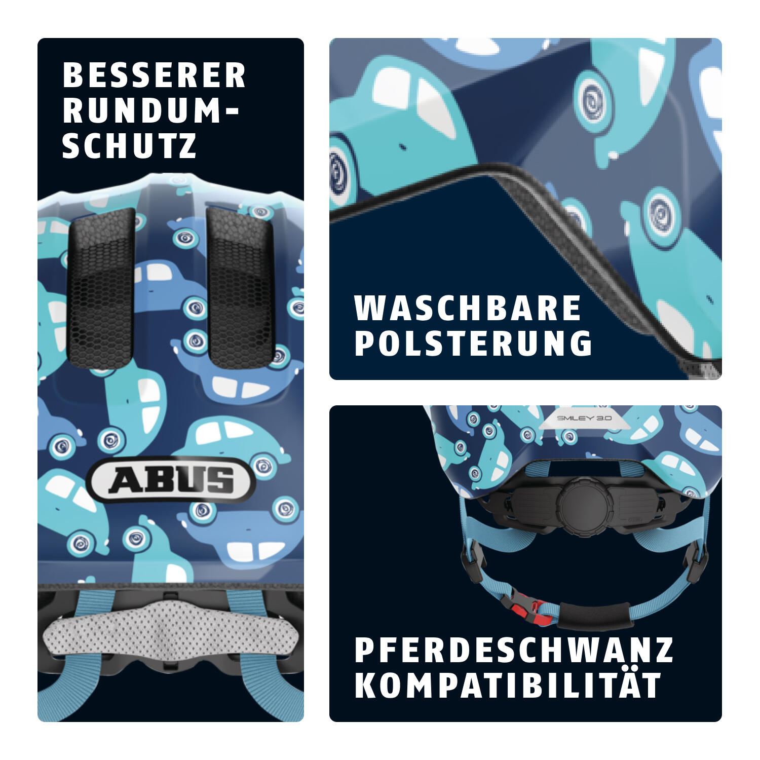 Kinder Urban Bike Helm Abus 3/7