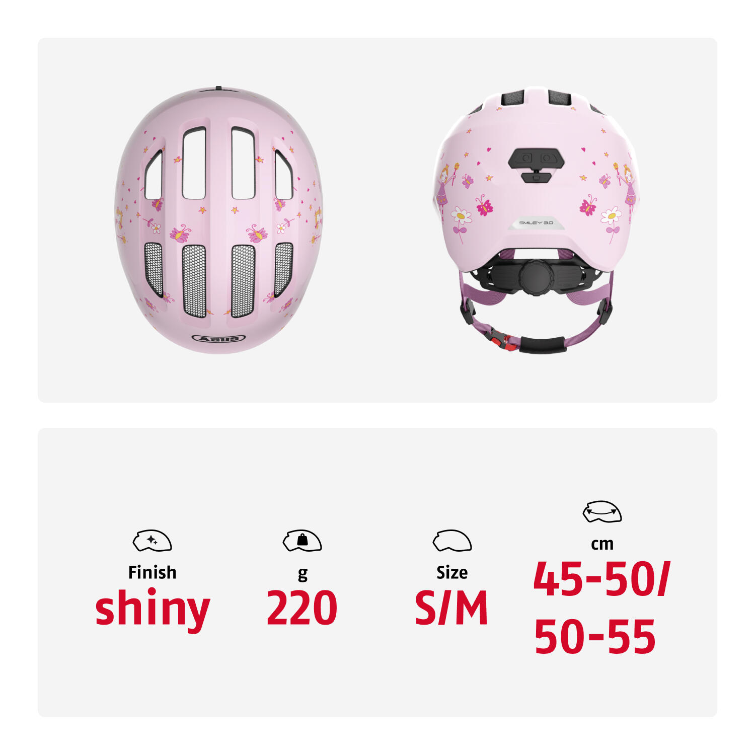 Casque de loisirs pour enfants « Smiley 3.0 », Princesse 5/7