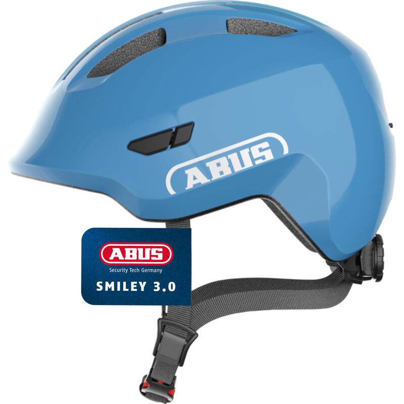 Kask Rowerowy Smiley 3.0 Błyszczący Niebieski M 50-55 Cm