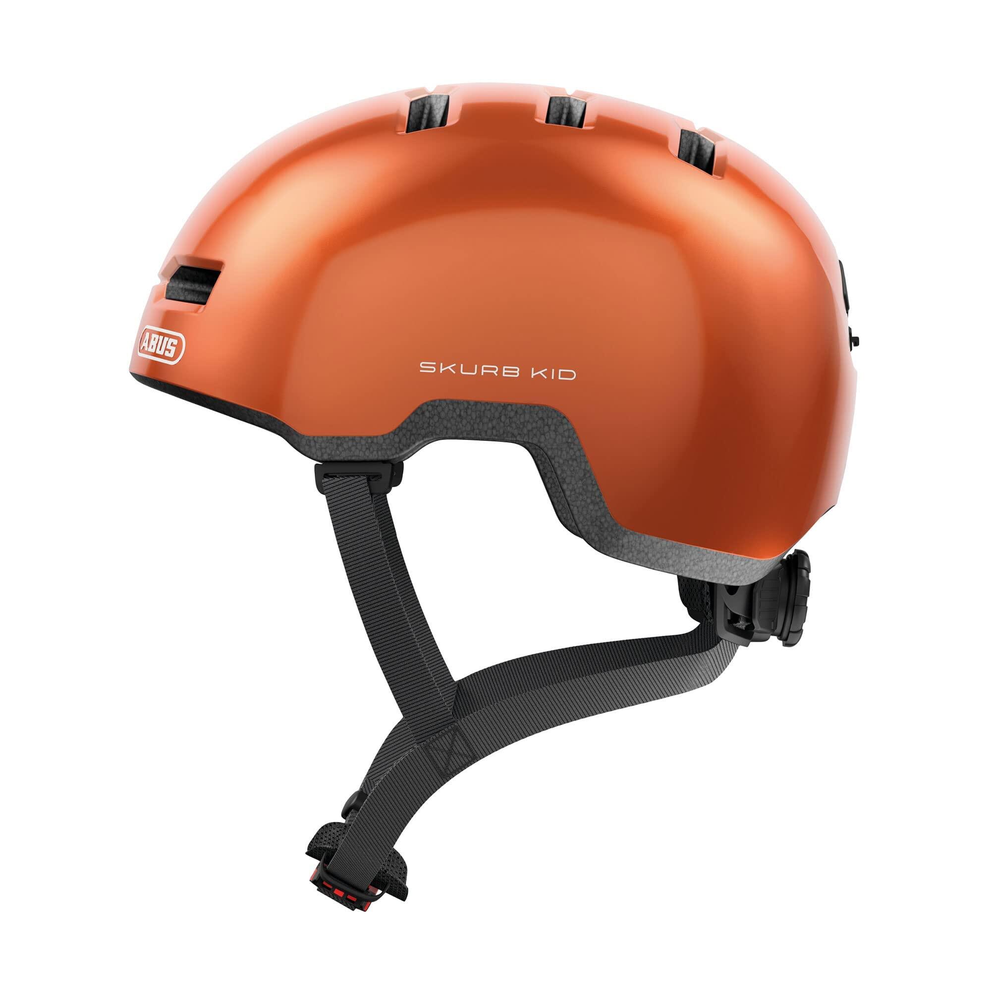 Abus - Casque De Vélo Skurb Gamin Goudfish Orange - Casque - Marron|orange|rose - Decathlon