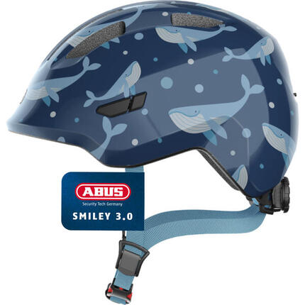 Kask Rowerowy Smiley 3.0 Blue Whale S 45-50 Cm