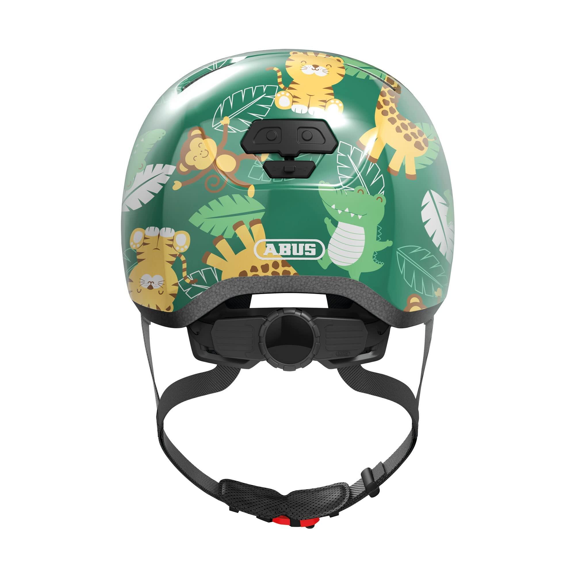Casque Abus Skurb Kid pour enfants en design jungle 45-50 cm 3/4