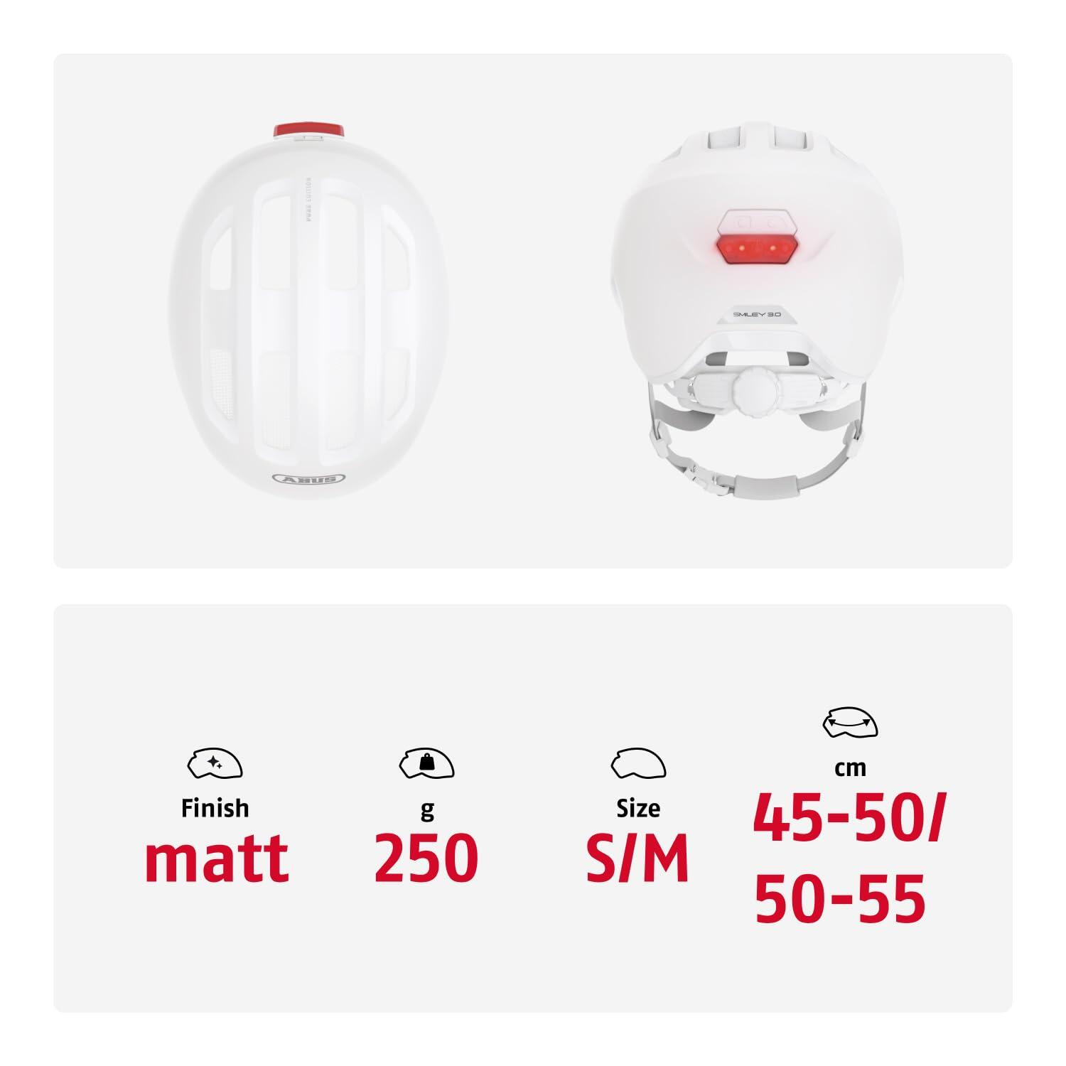 Casque de vélo enfant ABUS Smiley 3.0 ACE LED 5/7