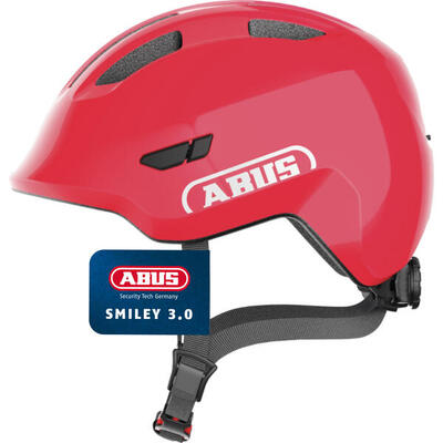 Kinderhelm "smiley 3.0" glanzend rood