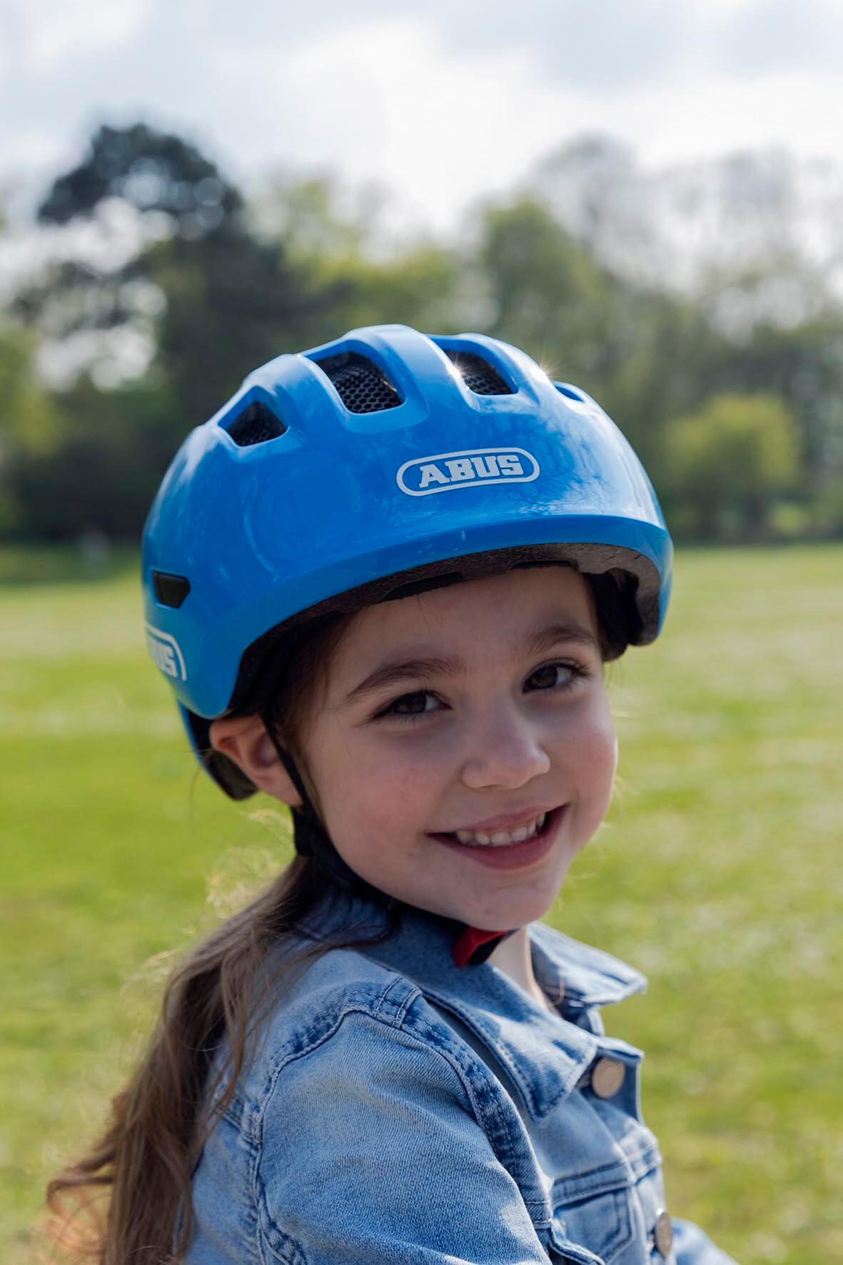 Casque Enfant Abus Smiley 3.0 ACE LED - Royal Purple S 45-50cm 6/7