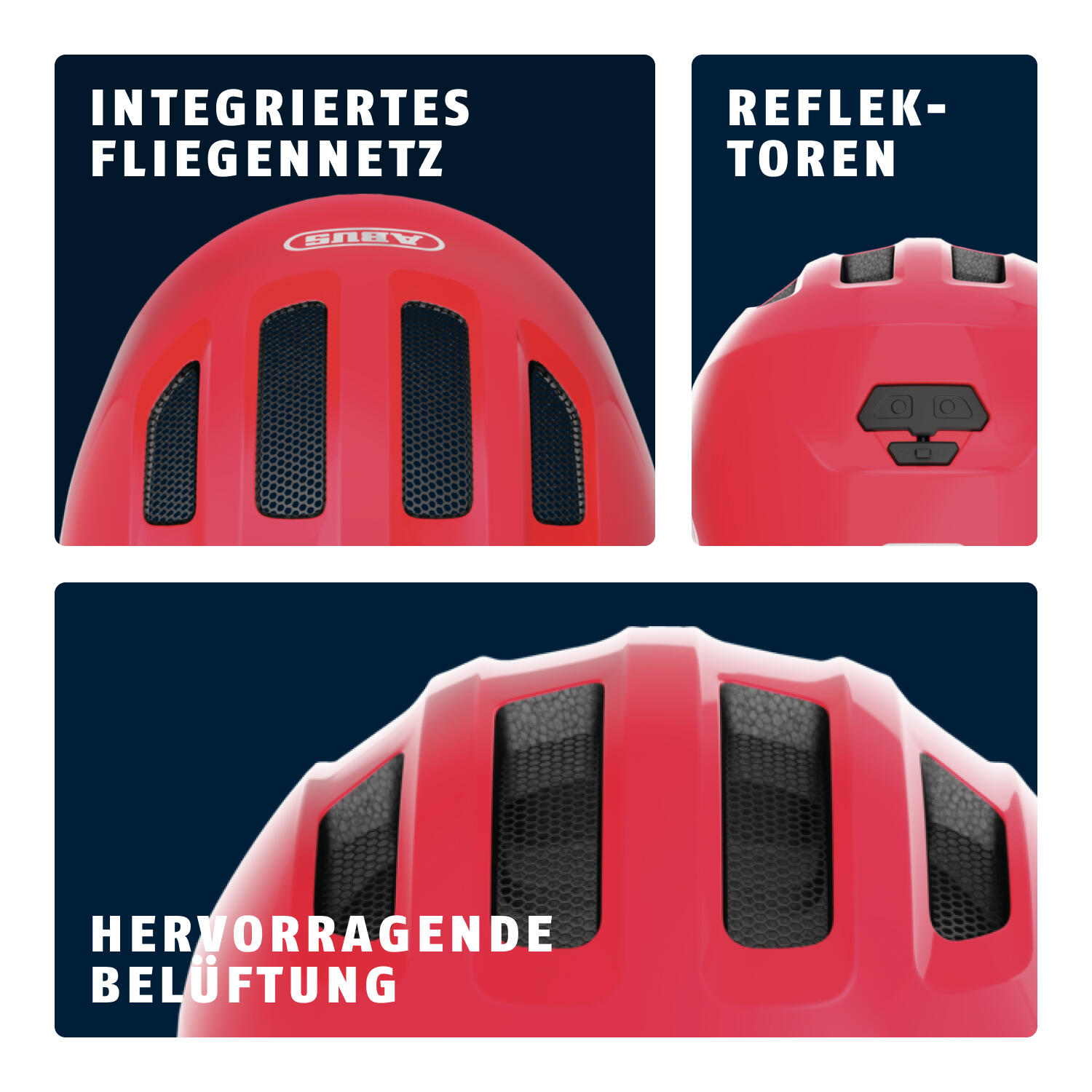 Casque de loisirs pour enfants "Smiley 3.0" shiny red 4/7