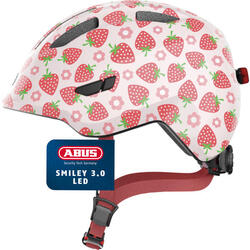 Casque de loisirs pour enfants "Smiley 3.0 LED " rose strawberry