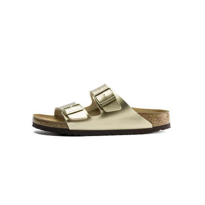 Sandalias Bio Mujer Birkenstock Arizona Metalizado