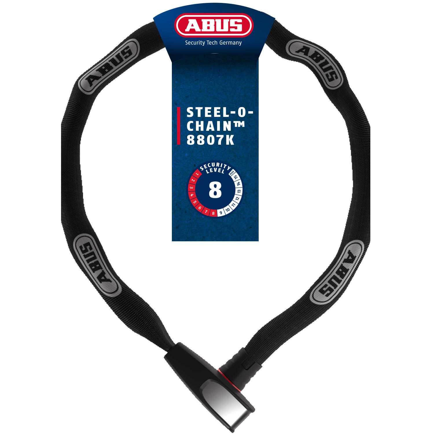 Abus - Antivol Chaîne Abus Steel-o-chain 8807k/85 - Verrou - Marron|noir - 90 - Decathlon