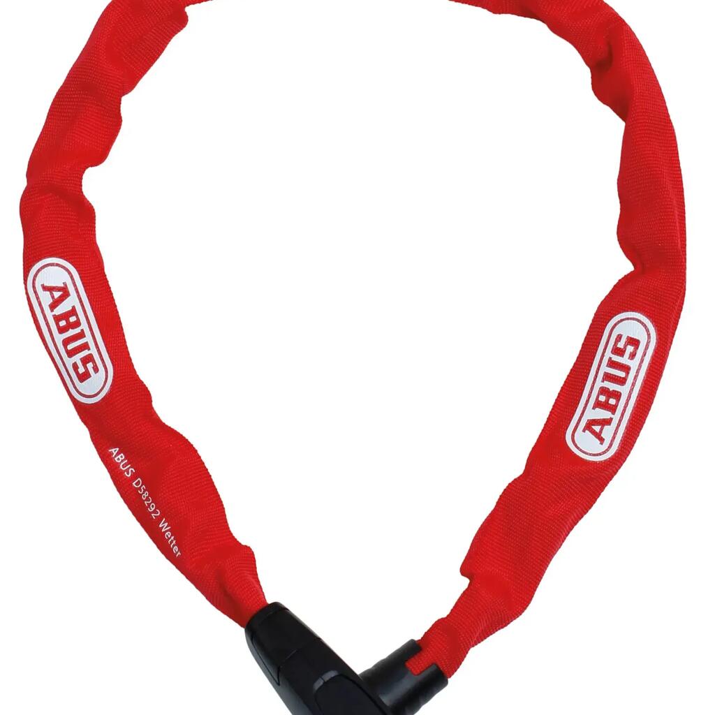 Abus CityChain 6800 85 Red - High-Quality Bicycle Chain Lock