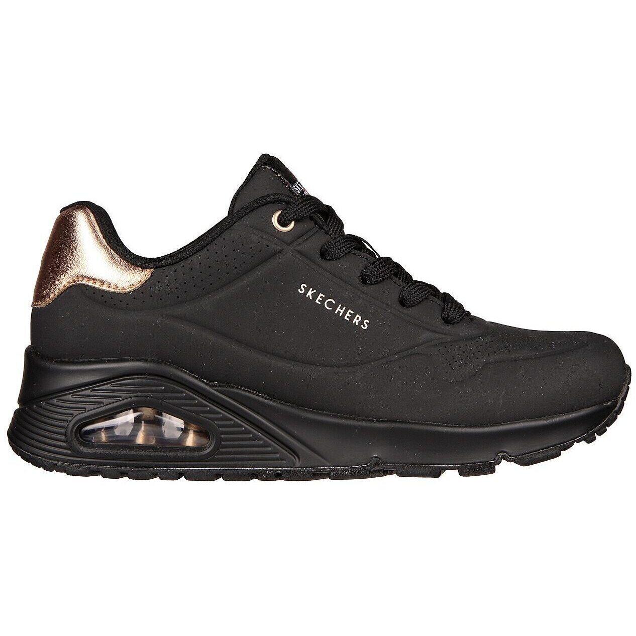 Sneakers Skechers Uno - Golden Air, Zwart, Dames 3/15