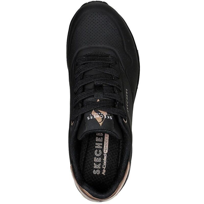 Baskets Skechers Uno - Golden Air, Noir, Femmes