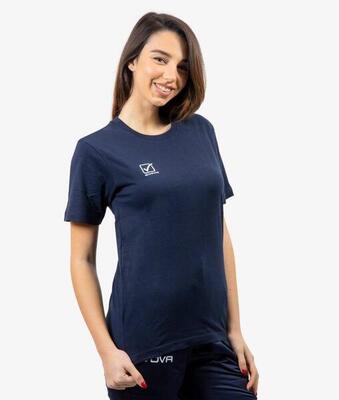 Givova heren t-shirt 3xl in marineblauw van katoen
