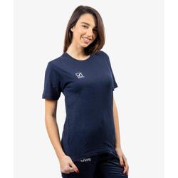 T-shirt Givova Marineblauw 3XL en coton pour hommes