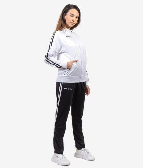 TUTA complete donna ( acetato-poliestere) givova rosso/blu