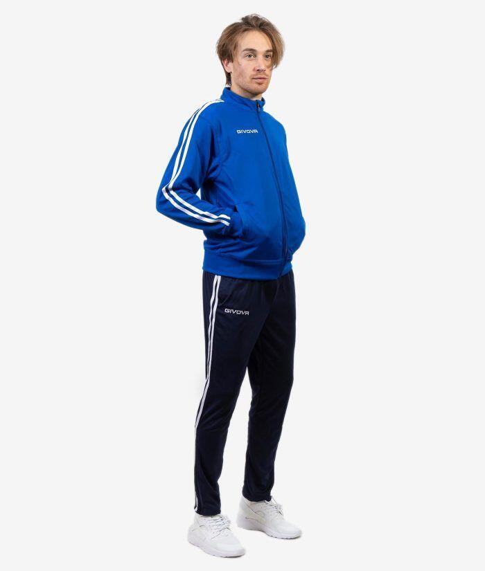 GIVOVA TUTA complete uomo ( acetato-poliestere) givova azzurro/blu