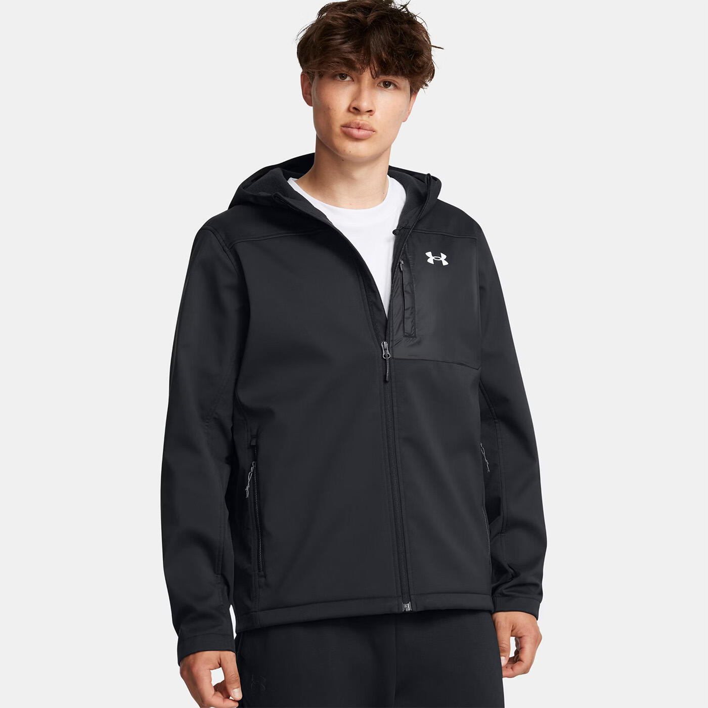 Under Armour - Veste À Capuche Noire Ua storm Coldgear® Infrared Shield 2.0 Pour Homme - Veste - Noir - Decathlon