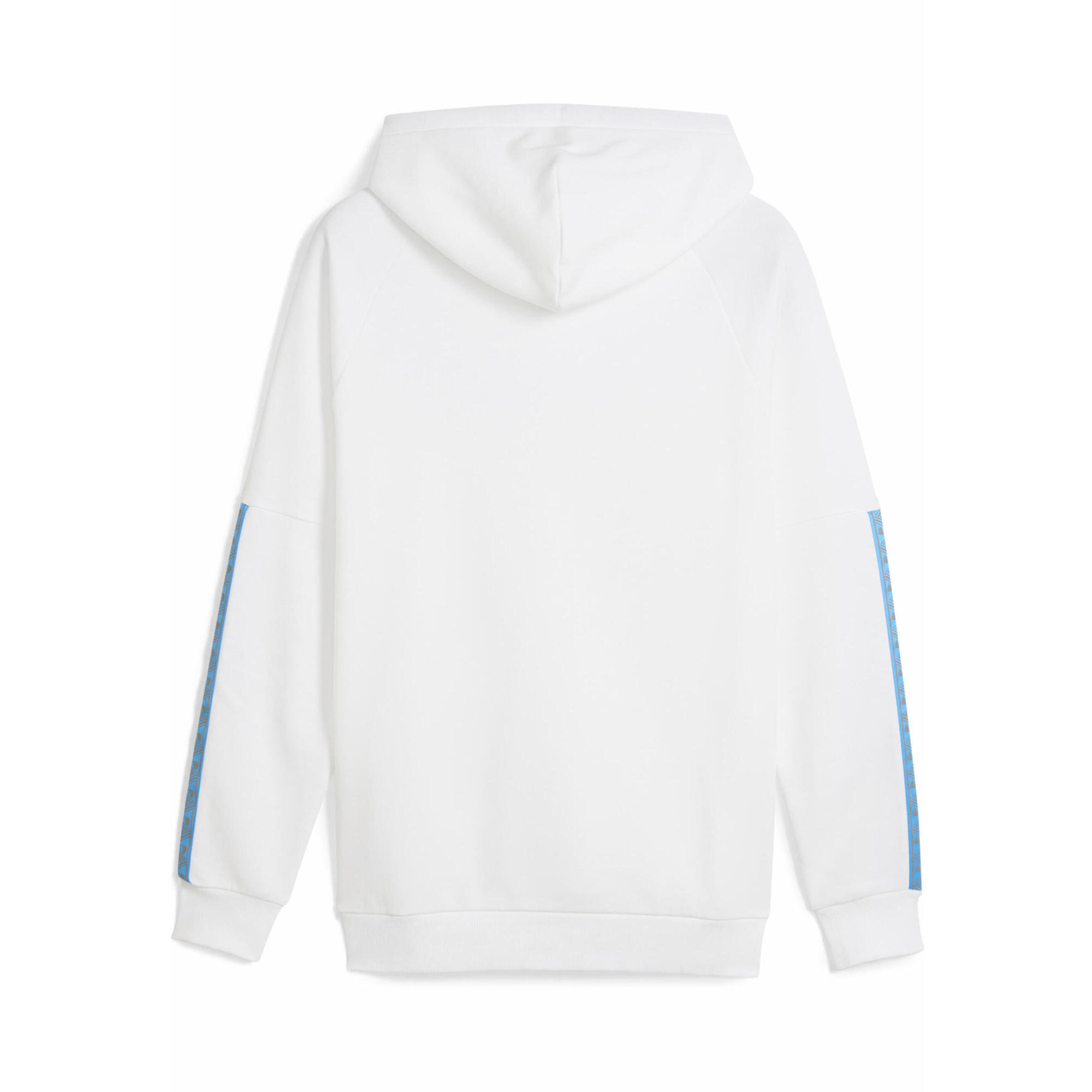 Męska bluza z kapturem Olympique Marsylia KING PUMA White Gold