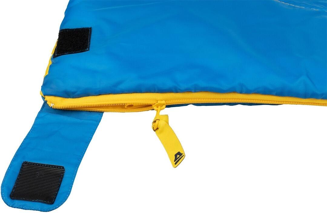 Sacco a pelo per bambini da campeggio - Comfort 11° - Blu 5/7