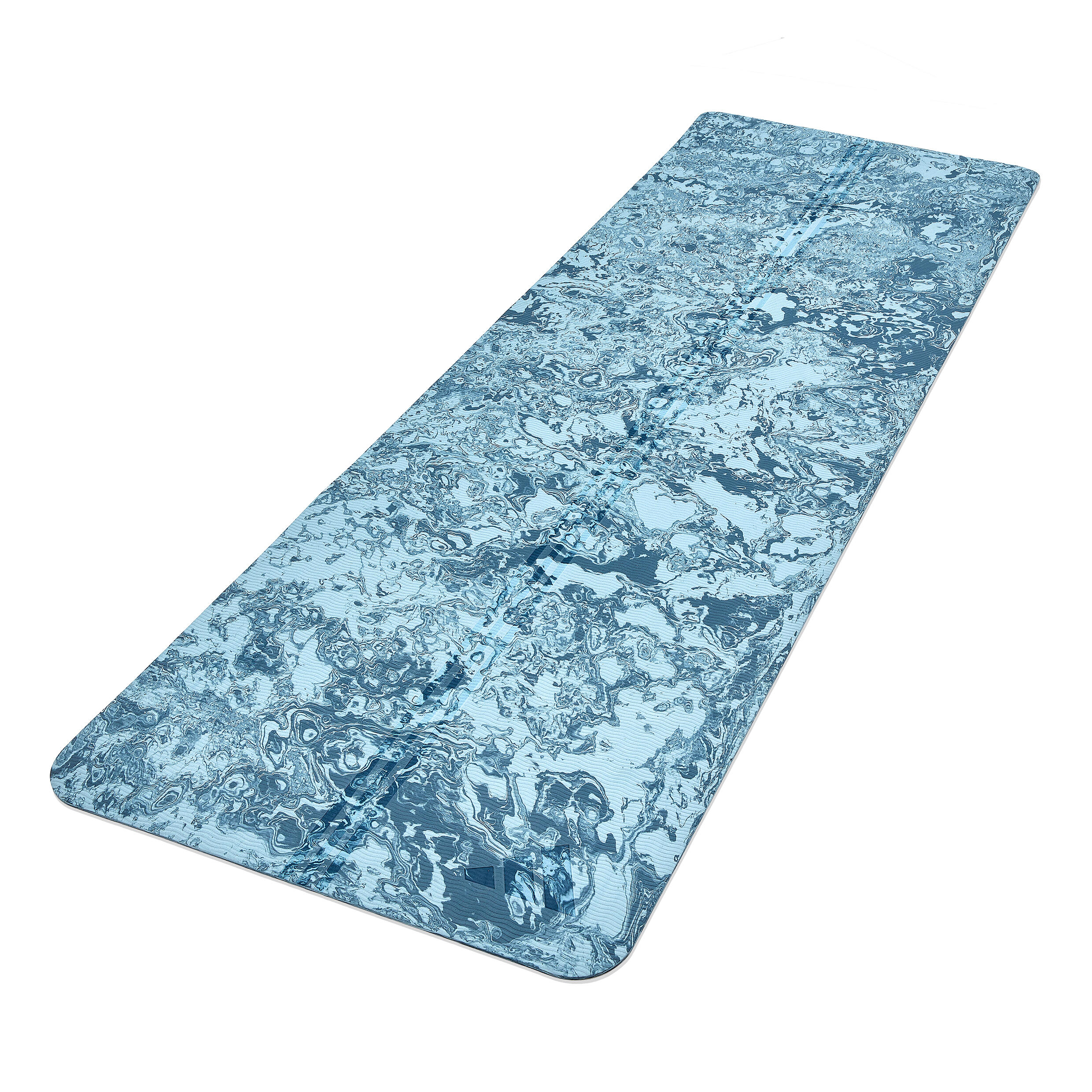 Tapis de yoga Adidas Camo 5 mm, ferme, acier brut 2/7