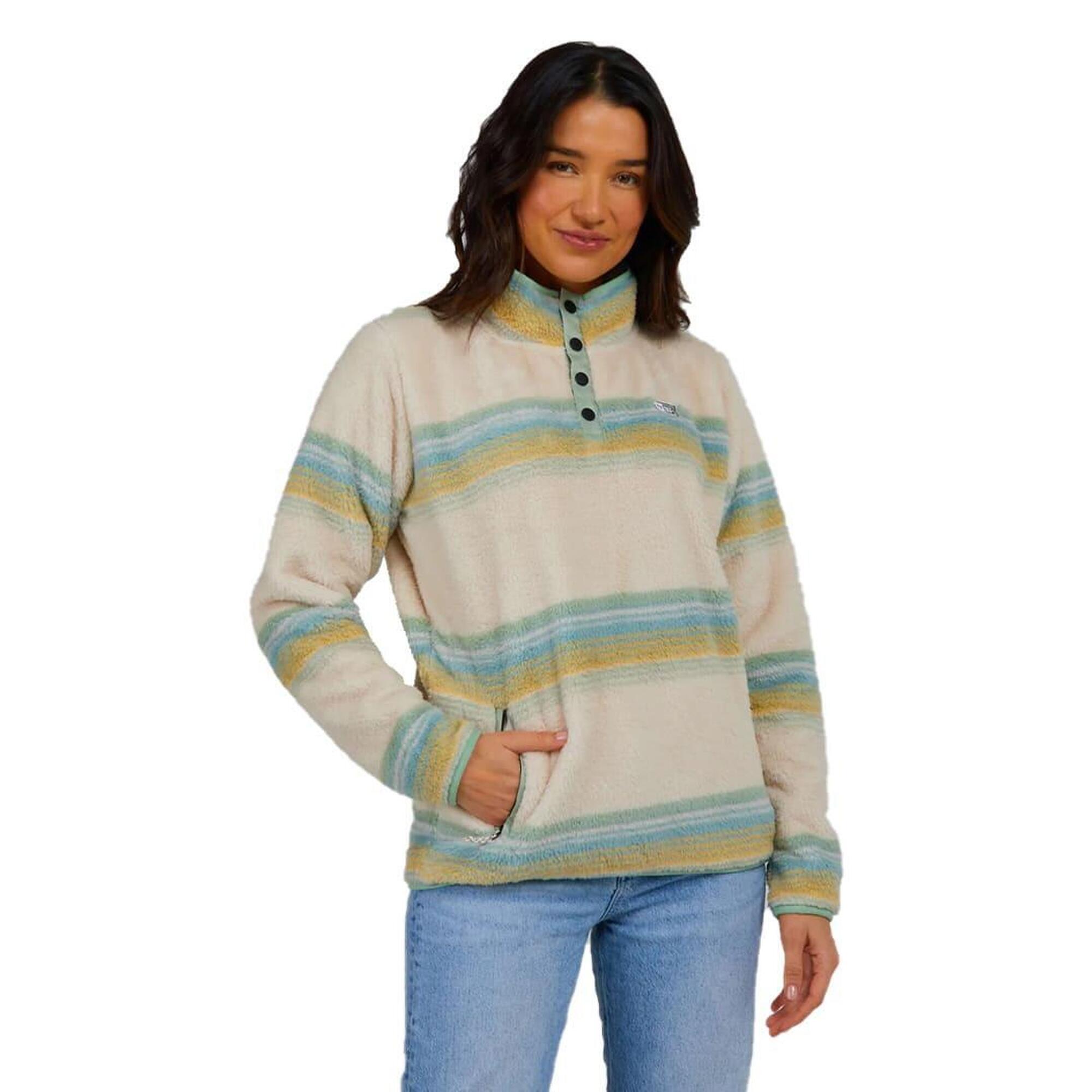 Salty Crew - Calm Seas Polaire Femme - Polaire - Blanc|bleu - Decathlon