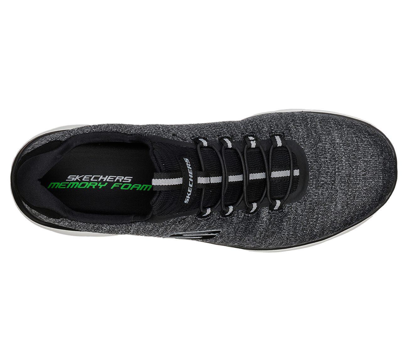Skechers Sport Mens SUMMITS FORTON Sneakers Men WIDE FIT Schwarz/Weiß 2/5