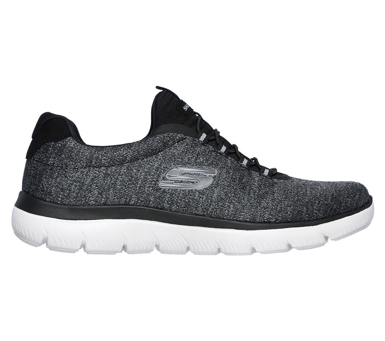 Skechers Sport Mens SUMMITS FORTON Sneakers Men WIDE FIT Schwarz/Weiß 5/5