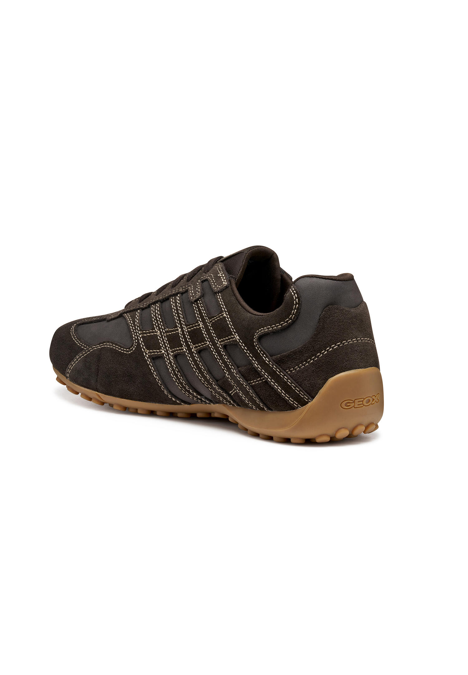 Geox U Snake Original Herren Leder Sneaker U55MNB 022EK C6006 Braun 3/7