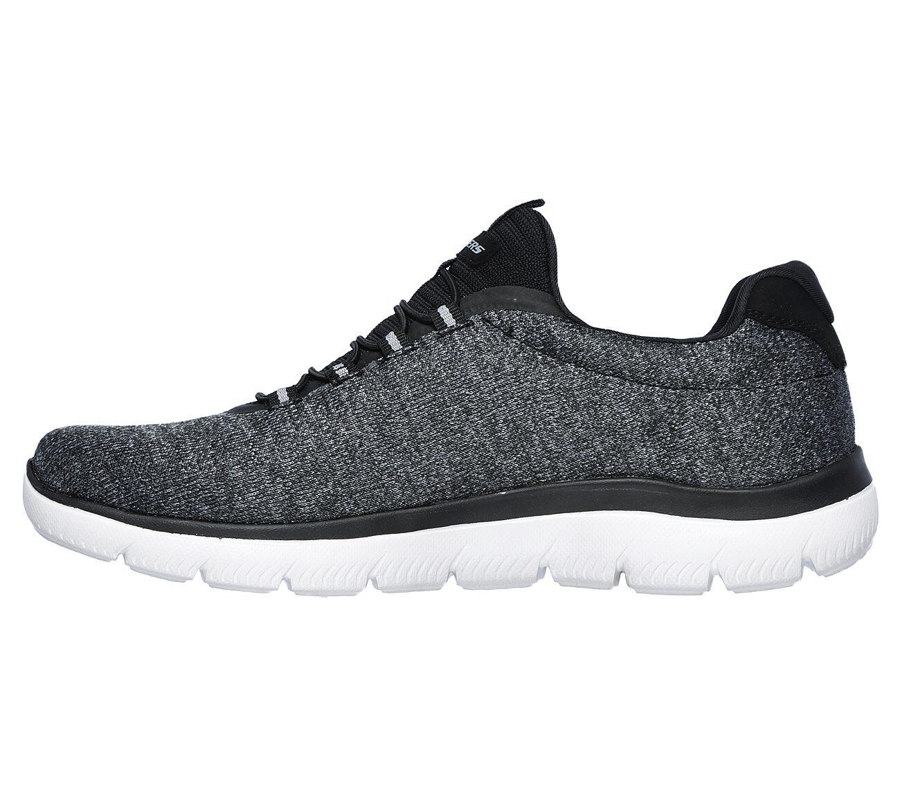 Skechers Sport Mens SUMMITS FORTON Sneakers Men WIDE FIT Schwarz/Weiß 4/5