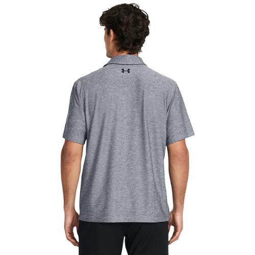 Under Armour T2G Heren Golfpolo Steel/Black 4/4