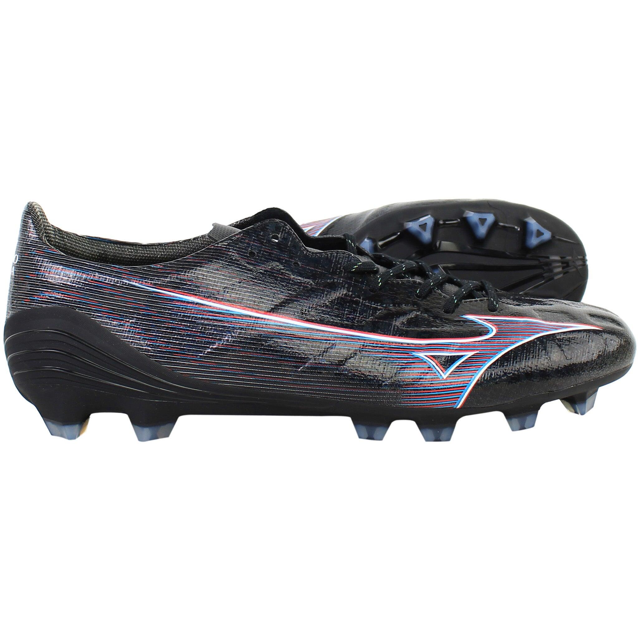 Bottes de football Mizuno Alpha Pro Noir pour hommes 4/5