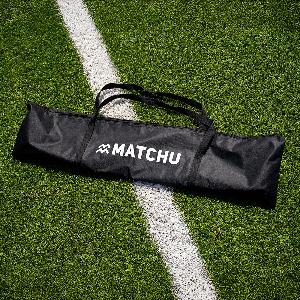 Filet de Rebond Football 2en1 - Rebondisseur - Kickback - Incl. Sac - 183x130cm 7/8