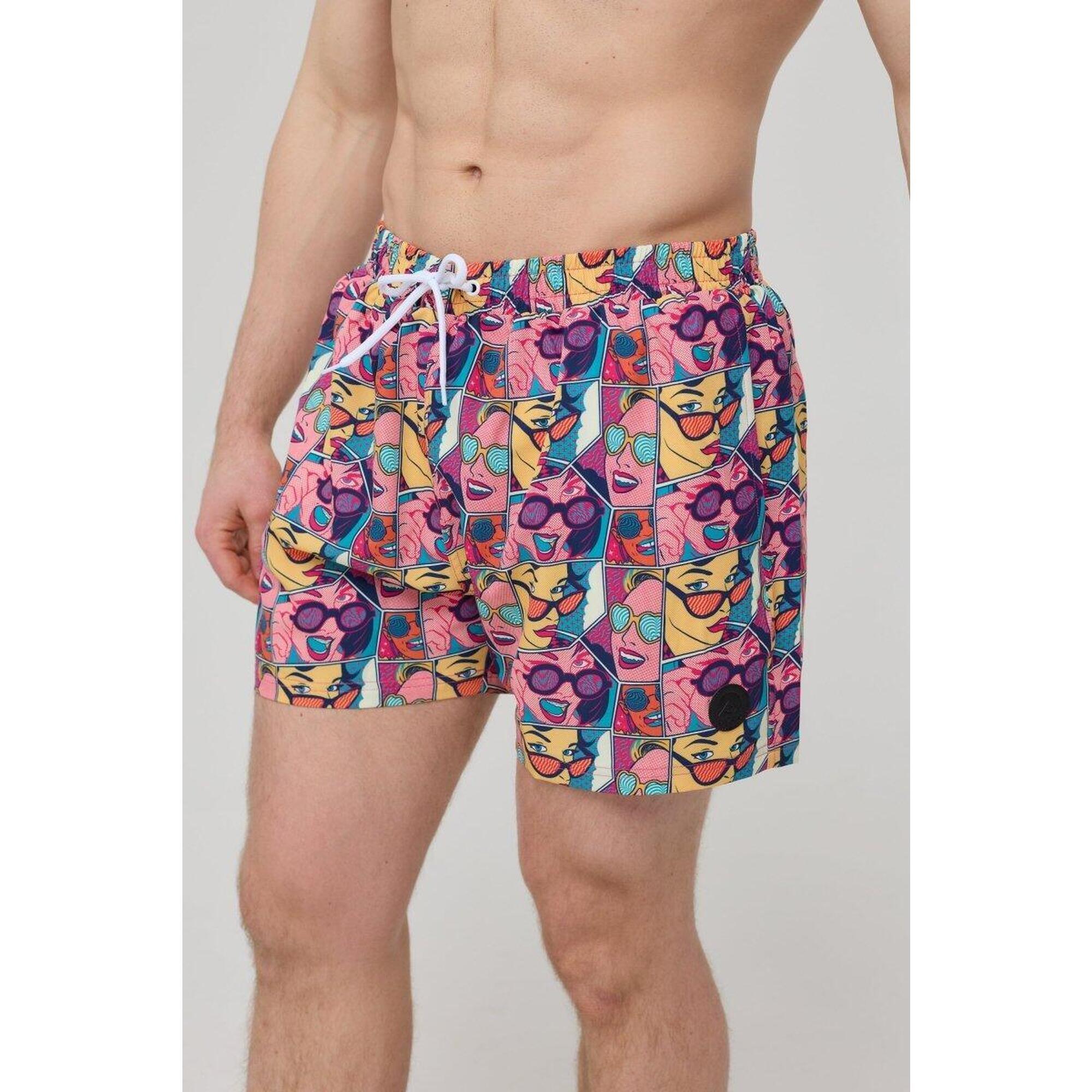 Comic Book Candy Pantaloni scurți de baie pentru bărbați