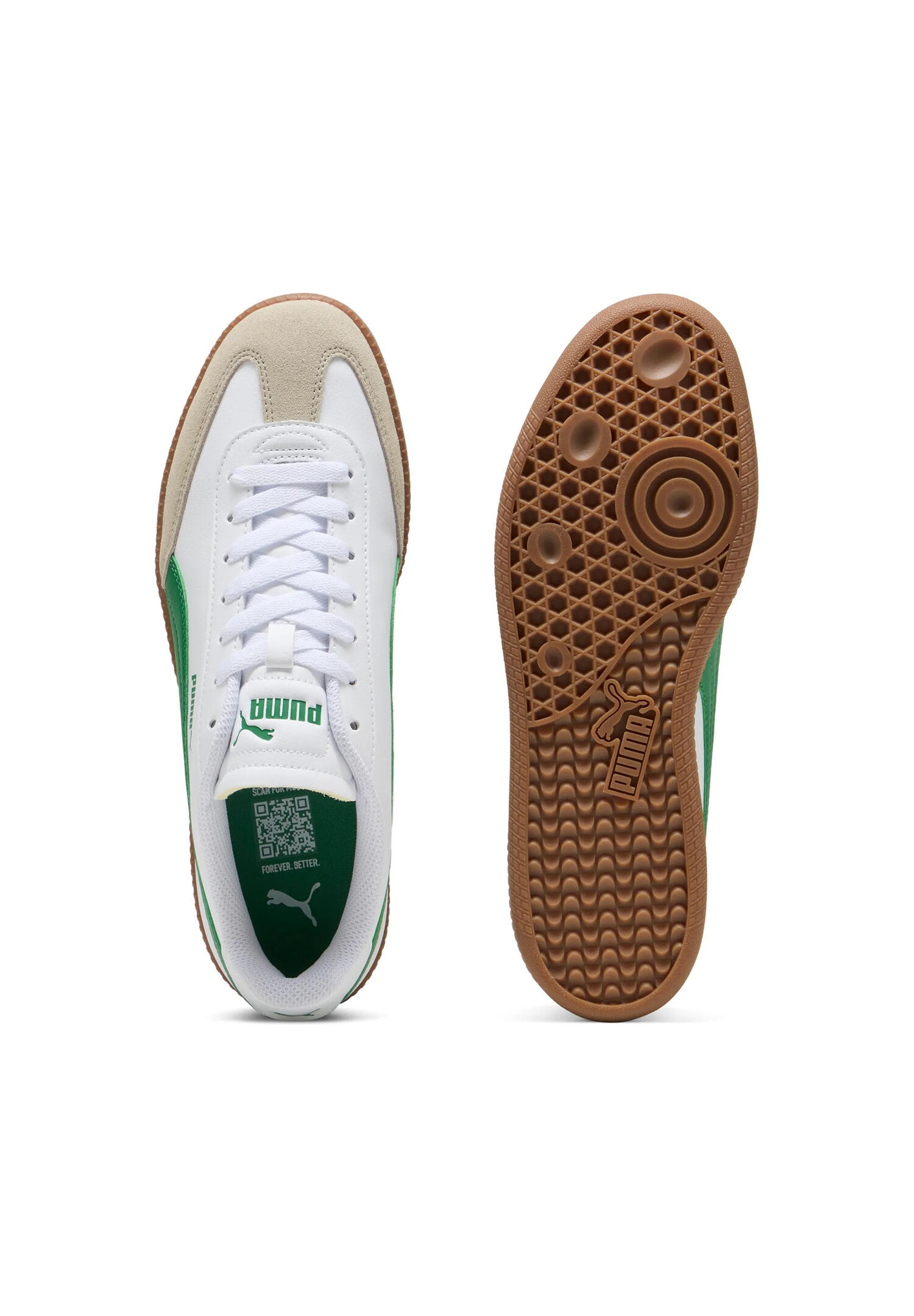 Puma 9-T Unisex Sneaker Turnschuhe 398174 18 weiss/hellgrün 5/15