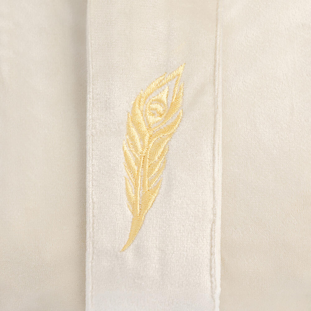 MindBaas - Yoga Bolster - Eco - Creme -  Velvet - 60 x 20 (lengte x diameter) 2/4