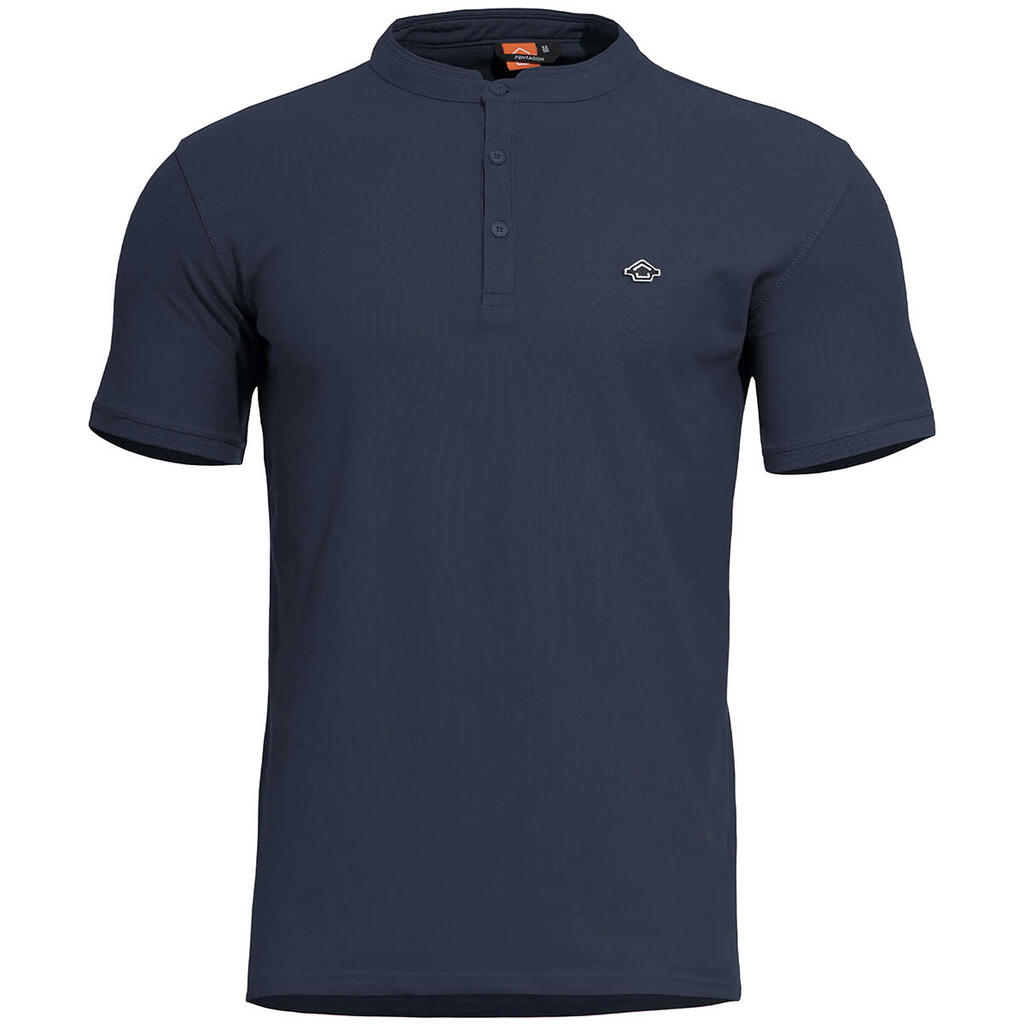 Pentagon Levantes Henley Shirt Navy Blue