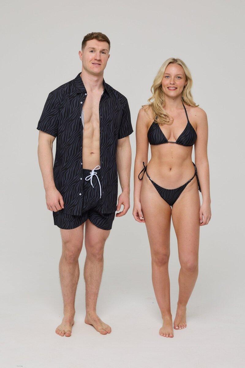 Homme Natation Short de Bain Black Tiger 5/6
