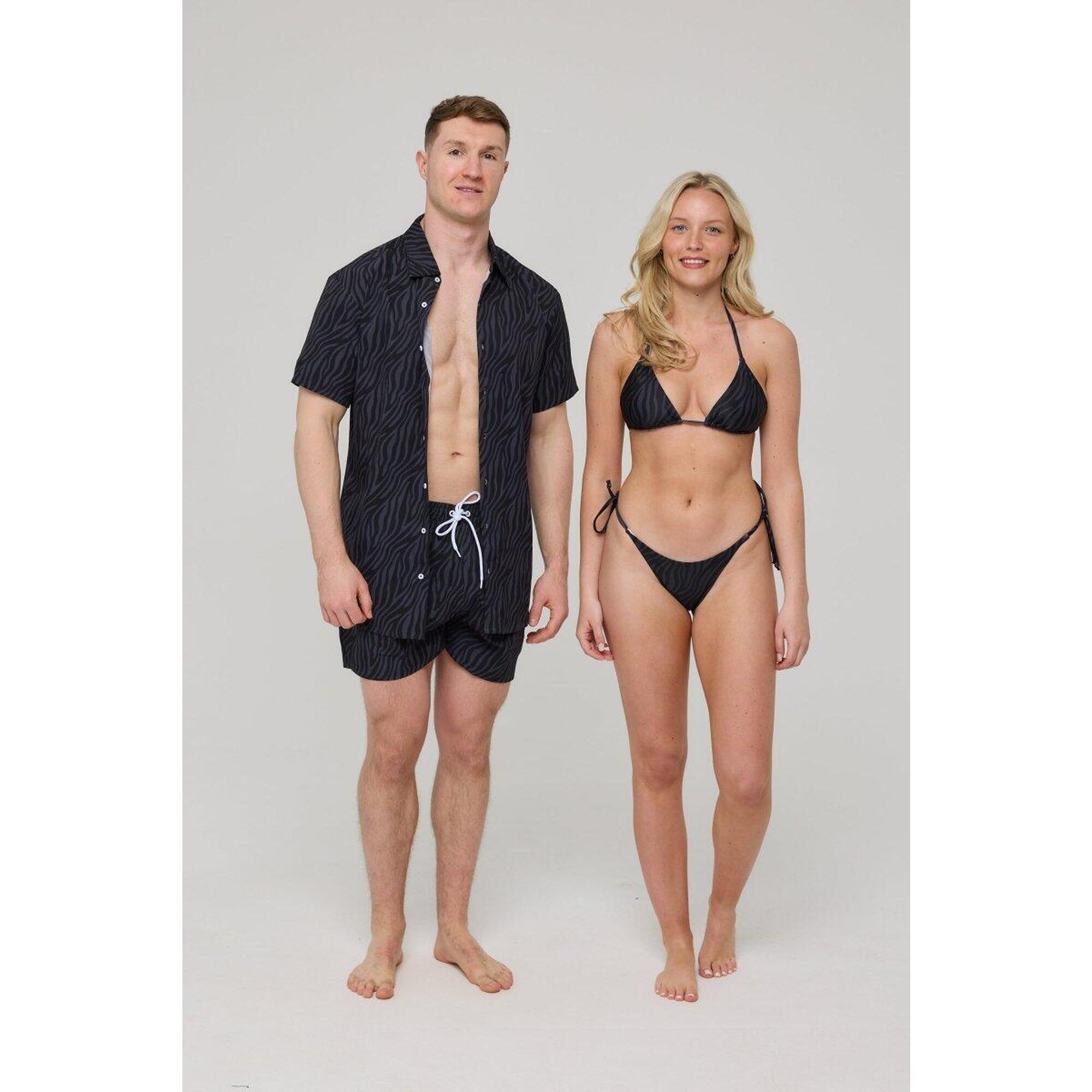 Black Tiger Top bikini triunghi