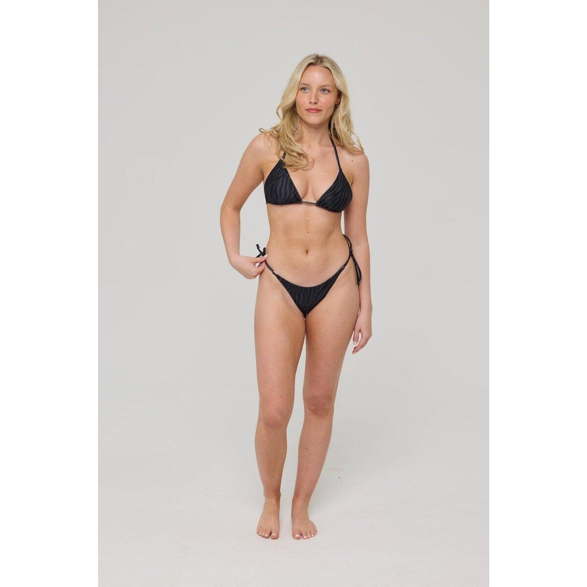 Black Tiger Top bikini triunghi