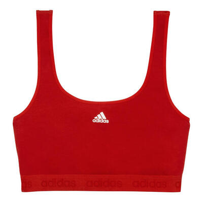 Sport-Bustier atmungsaktiv, geruchshemmend Damen - Crop Top Smart Cotton