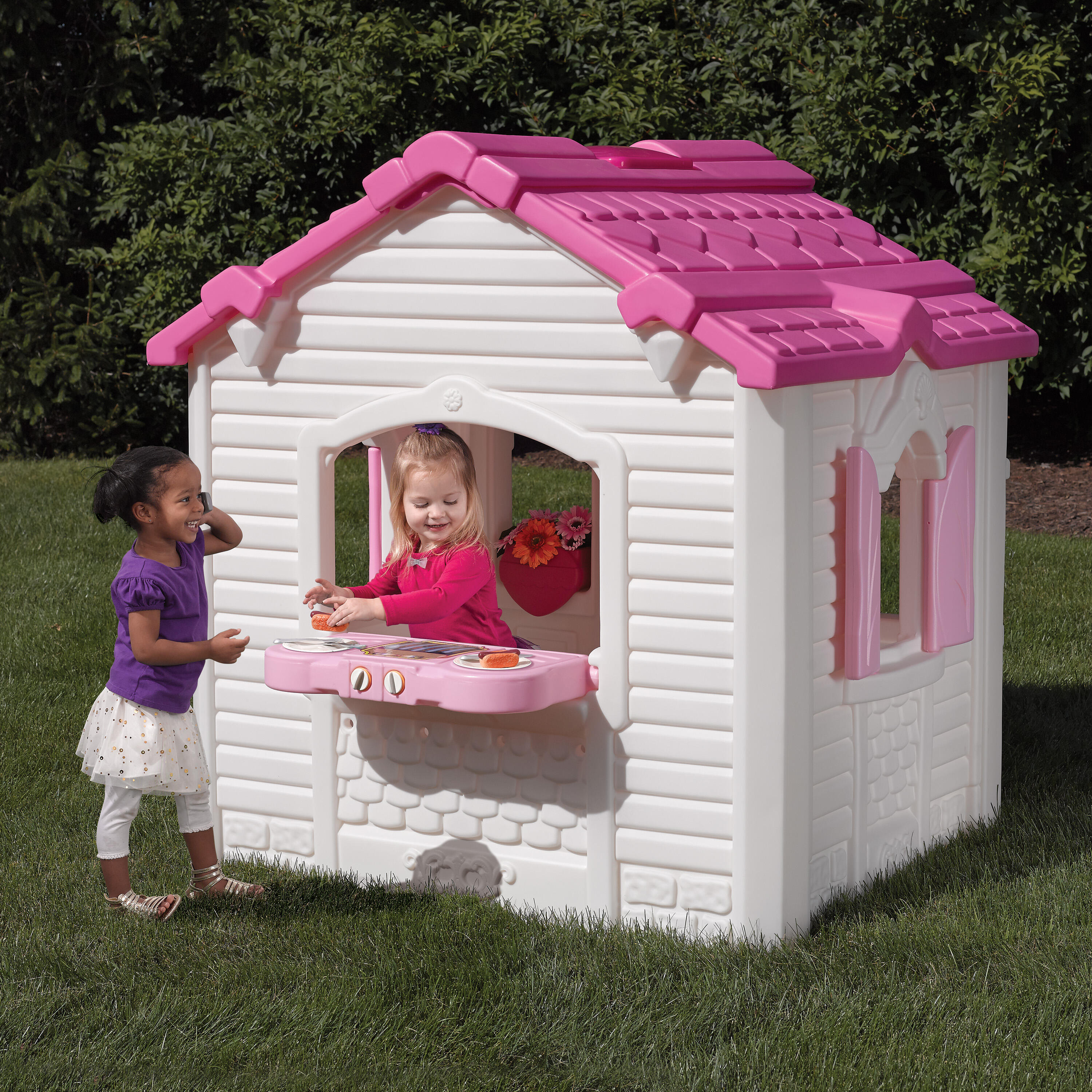 Maisonnette enfant de jardin avec accessories Sweetheart, Rose 5/7