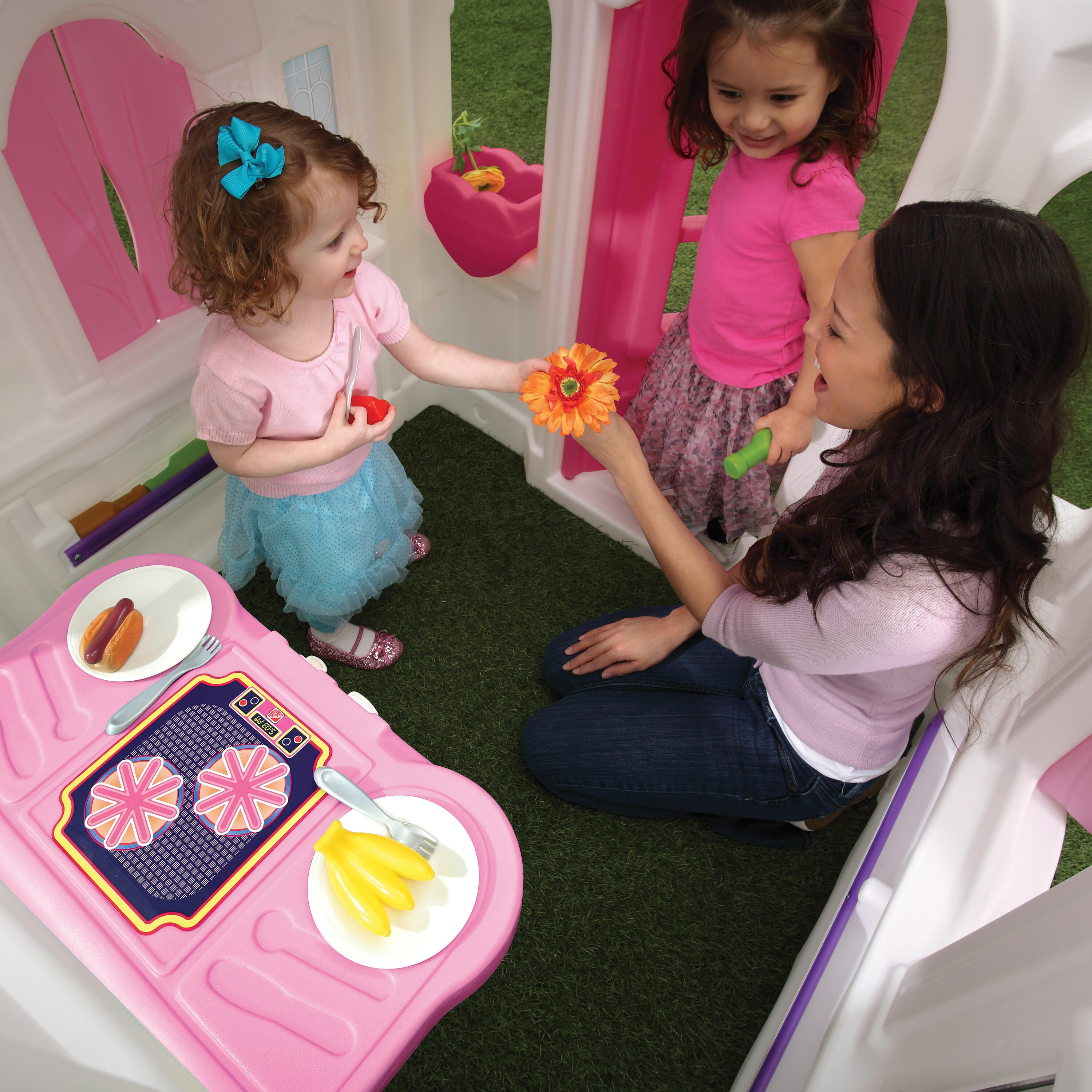 Maisonnette enfant de jardin avec accessories Sweetheart, Rose 6/7